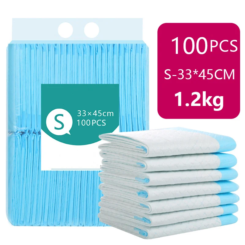 

100PCS Super Absorbent Pet Diaper Pet Pee Absorbent Pads Dog Training Pee Pads Disposable Urine Nappy Mat For Cats Quick-Dry Mat