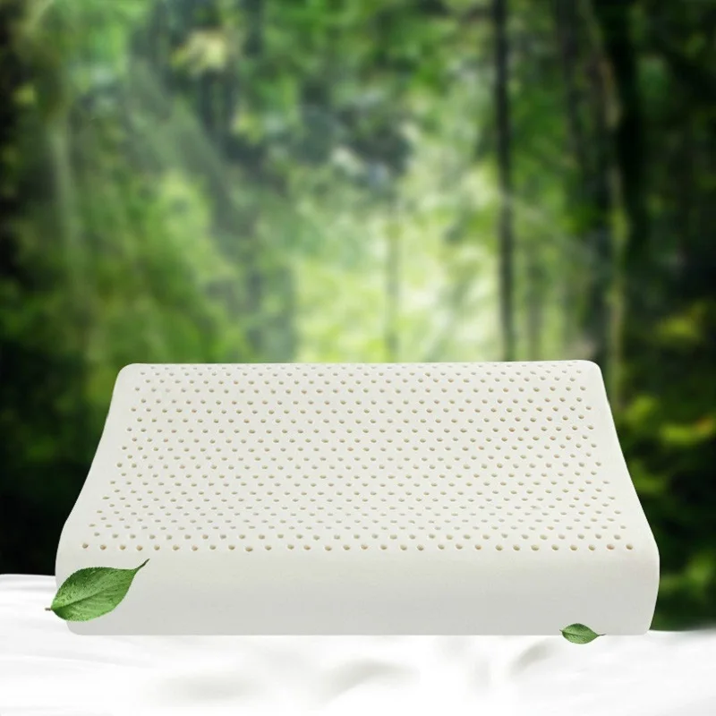 Ортопедическая подушка из чистого латекса Таиланда для защиты шеи и