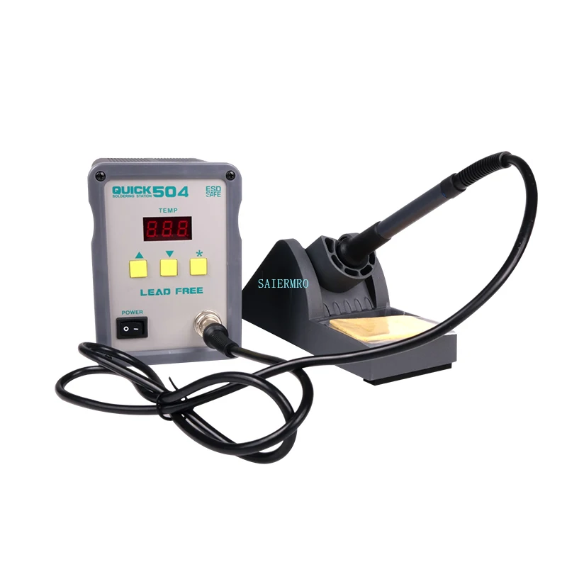 

Быстрое техническое обслуживание 503/504 Стандартный паяльник с цифровым дисплеем 90 Вт высокочастотная Бессвинцовая паяльная станция