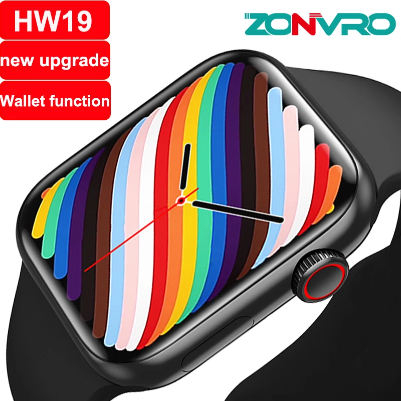 

2021 Upgrade HW19 Smart Watch 1.77" Wallet Function Bluetooth Call Double Button Smartwatch Sports Mode pk W66 iwo 13 HW22pro