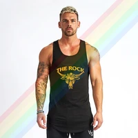 brahma bull project rock comfortable bodybuilding tank tops for men summer gym clothing customized vest shirts