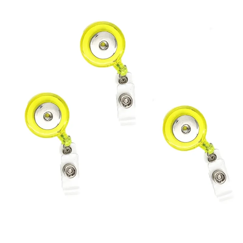 1 шт. выдвижной значок катушка Серебряная кнопка ID держатель брелок имя бирка