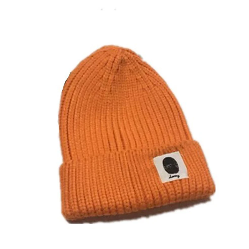 

Women Solid Knitted Warm Hats Simple Korean Style Womens Wool Casual Beanies Caps Elegant All-match Soft Trendy Beanie