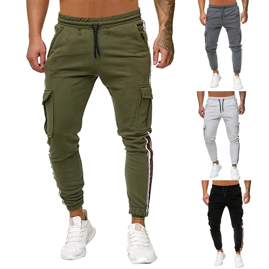 2019 спортивные штаны Jogger мужские комбинированные чистые комбинезоны различных