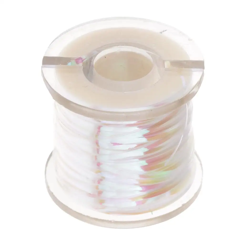 

1 Spool Pearl Fly Tying Tinsel Tape, Reflective Flash Fishing Tape, DIY Tool