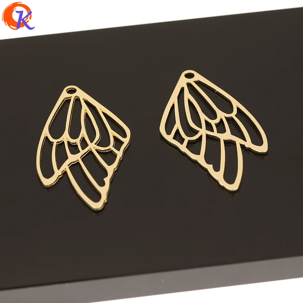 

Cordial Design 100Pcs 21*40MM Jewelry Accessories/DIY Earrings Connectors/Wing Shape/Hand Made/Jewelry Making/Earring Findings