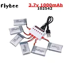 Аккумулятор 3,7 в 1000 мА  ч 102542 Lipo для квадрокоптера Syma X5HC X5HW X5UW X5UC RC