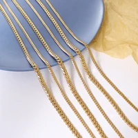 stainless double layer necklace steel bracelet set minimalist plated gold for womens hip hop style luxury accessories jewelry