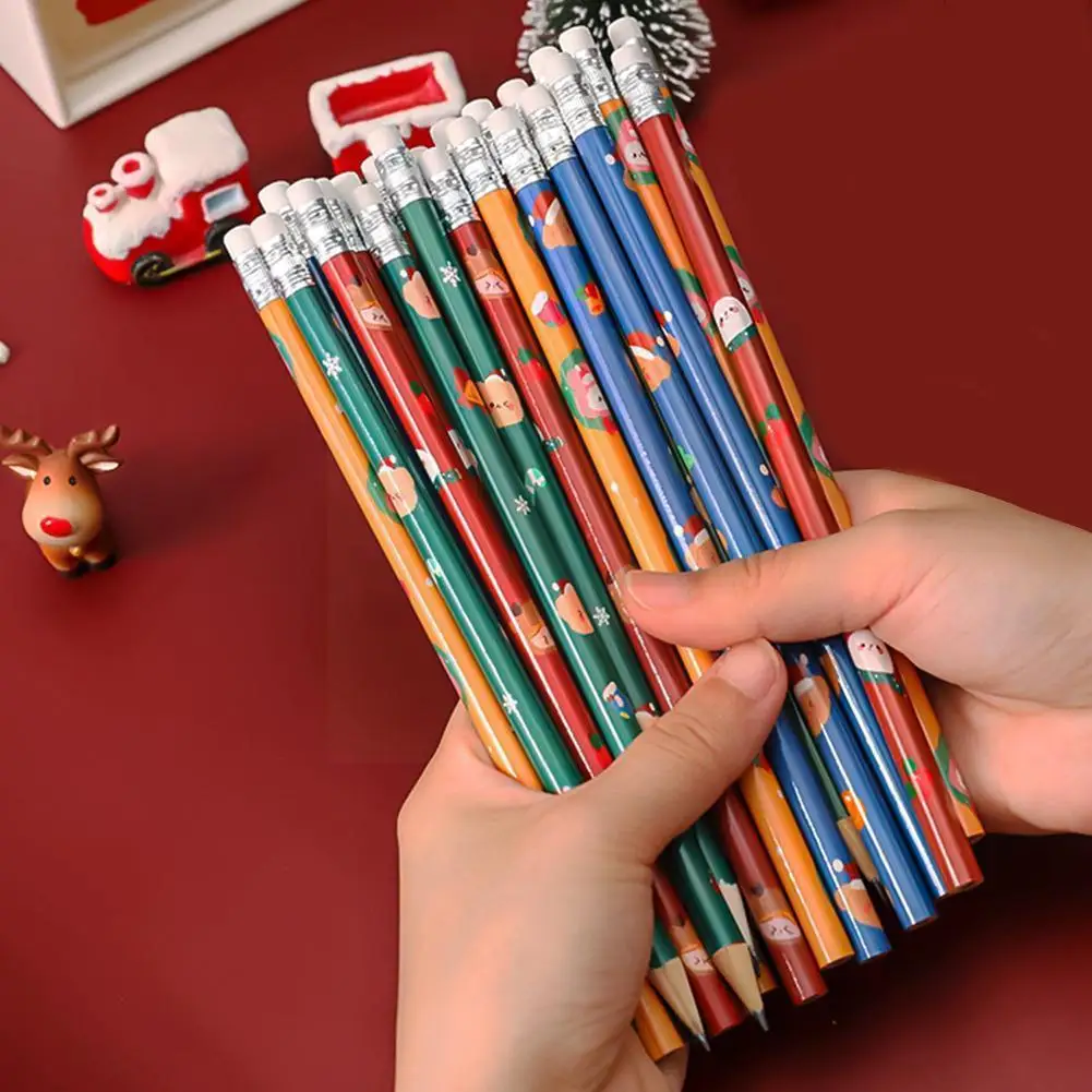 

Карандаши в рождественской упаковке с рисунком, 6 шт.