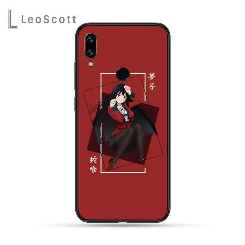 

Kakegurui anime Phone Case For Xiaomi Redmi Note 4 4x 5 6 7 8 pro S2 PLUS 6A PRO