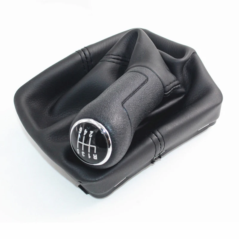 

5 Speed and 6 Speed Car Gear Shift Knob Shifter Lever Stick Gaiter Boot Cover for VW for POLO MK4 9N 9N2 2002-2009