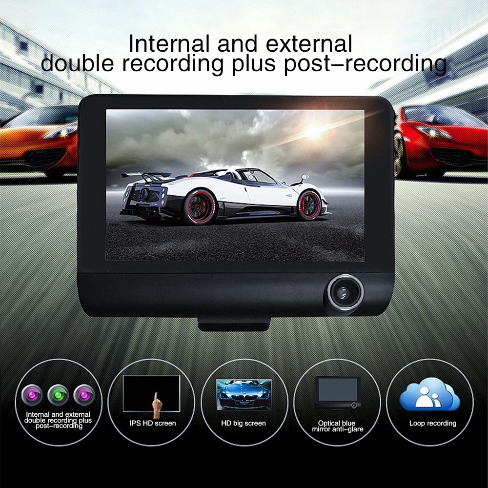 3 способа 4 дюйма Три водяного насоса с двумя объективами Автомобильный