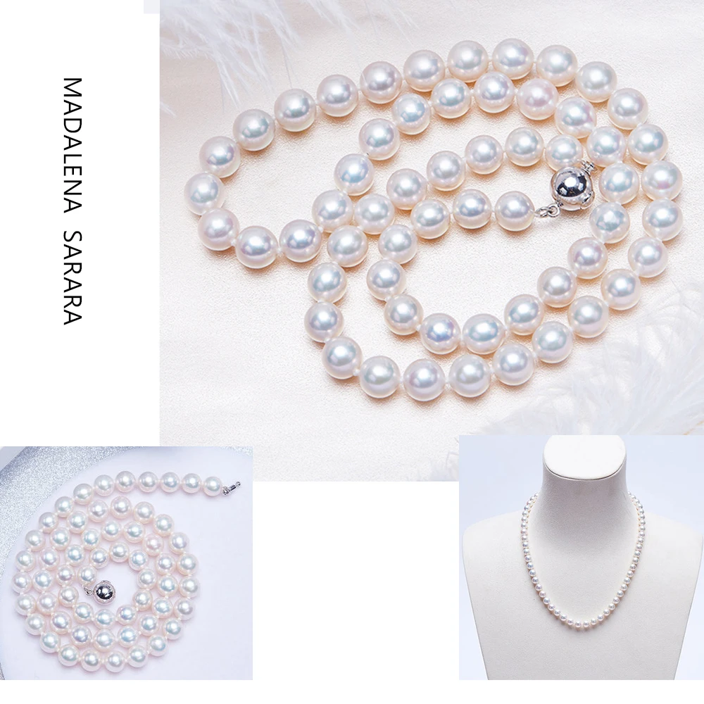 Ожерелье MADALENA SARARA в один ряд элегантное роскошное круглое ожерелье из