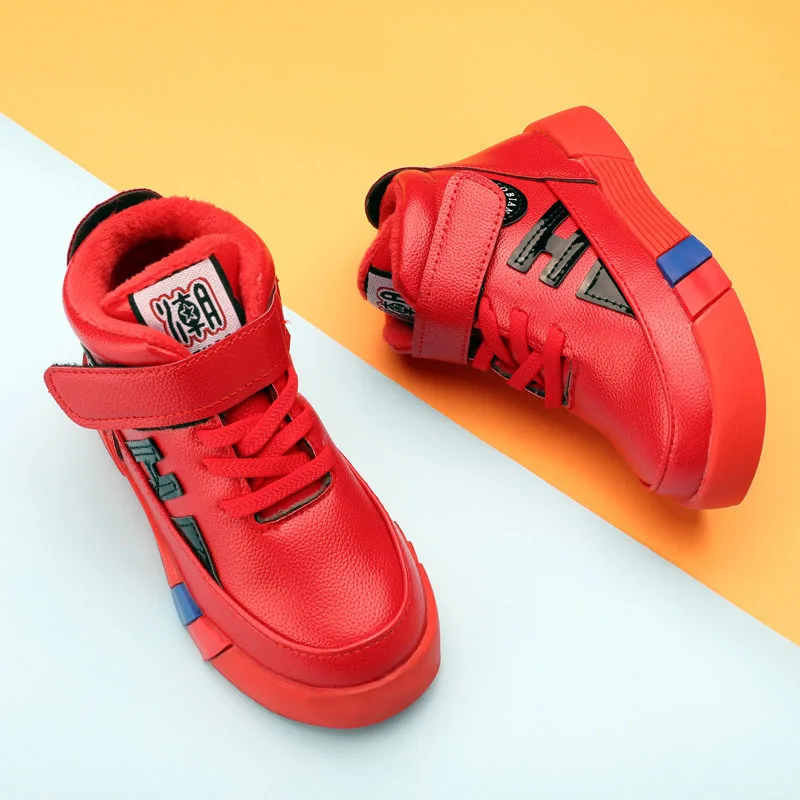 Хлопковая обувь для мальчиков Осень зима 2020 бархатная детская спортивная