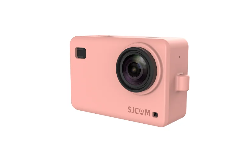 silicone case pind SJCAM SJ8 Pro/Plus крышка объектива/крышка экрана стеклянная пленка УФ фильтр сумка SJ8 водонепроницаемый чехол для дайвинга Экшн-камера Clownfish - Цвет: silicone case pind