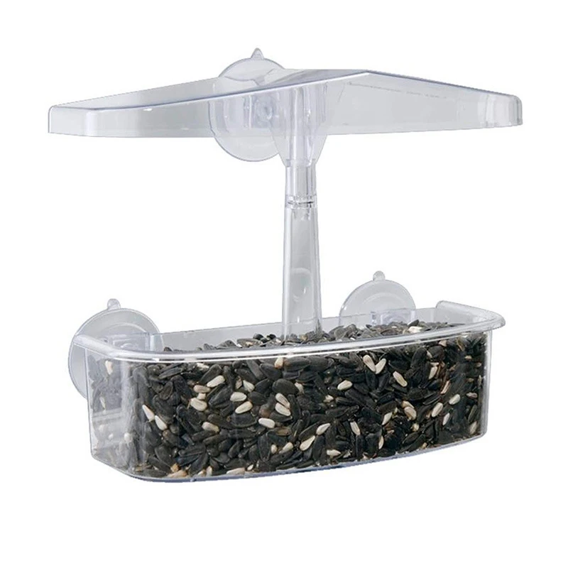 

Кормушка для птиц, прозрачная кормушка для окон, с присоской, для домика, I88