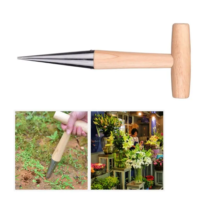 

Home Gardening Hole Puncher Fertilizing Seeding Puncher Seeding Cutting Seedling W0YD