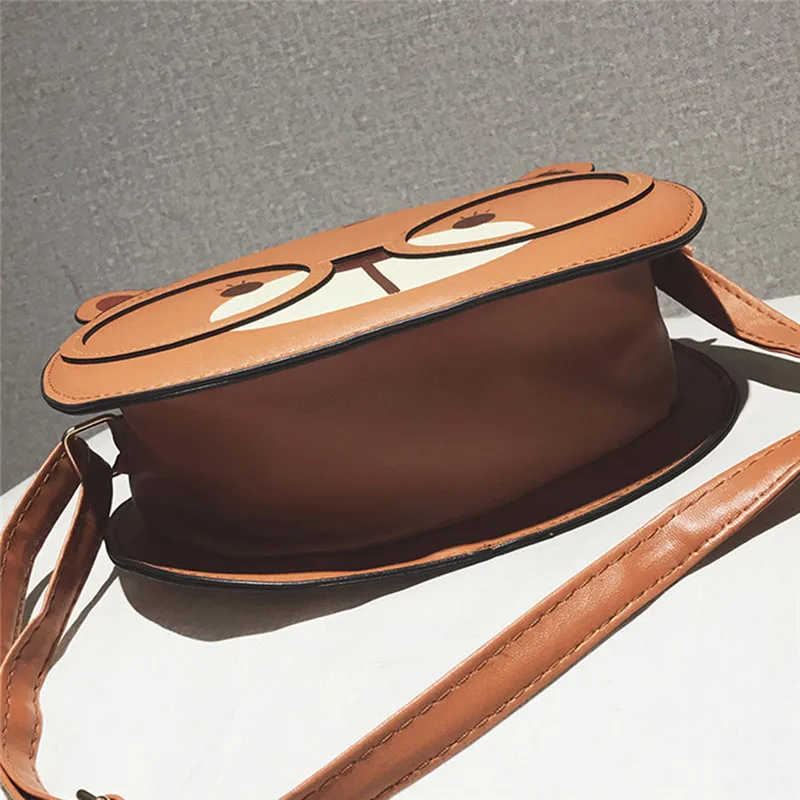 Милая мини-сумка для девочек сумка-мессенджер через плечо с беличьими глазами из