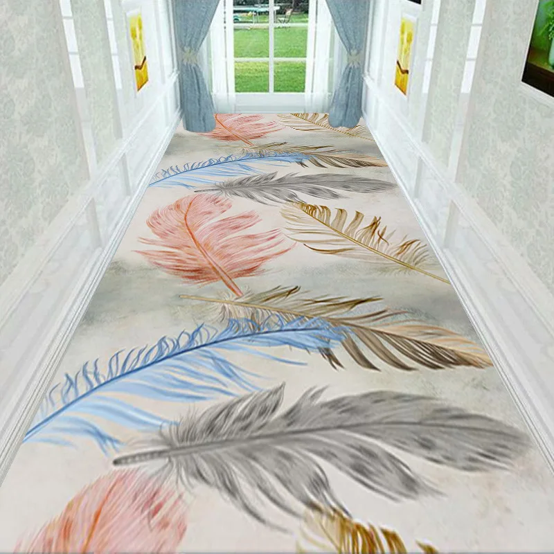 

Геометрический ковер для гостиной, длинный коридор, искусственный бархатный Противоскользящий внутренний Придверный коврик с кристаллами...