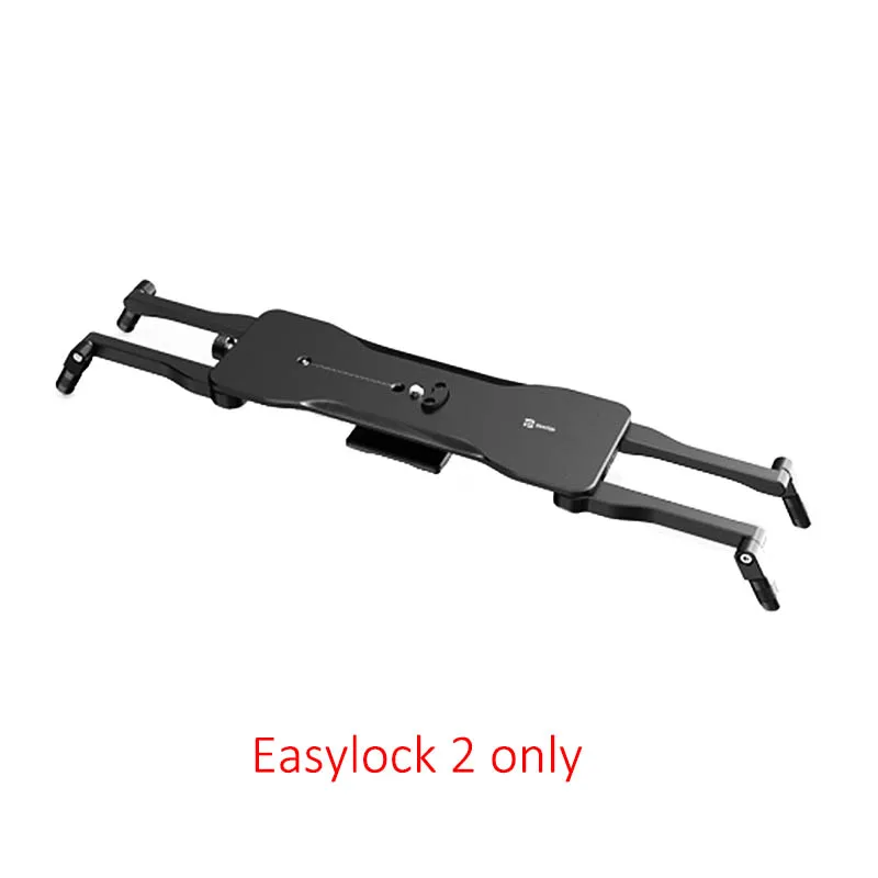 Easylock 2 Микро 2 камеры слайдер Трек Долли слайдер рельсовая система Профессиональный портативный мини путешествия Видео слайдер для DSLR BMCC красный ARRI мини - Цвет: Easylock 2