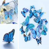 wallpaper 3d 12pcs room wall butterfly decor pvc decal decoration diy kid stickers home