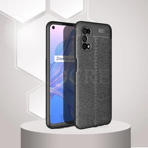 for oppo realme 7 5g case silicon leather rubber soft texture armor bumper case for realme 7 5g case cover for oppo realme 7 5g free global shipping