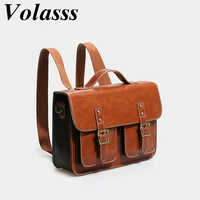 volasss genuine leather shoulder bag women british style cambridge bag multifunctional briefcase women notebook handbag 2021 new