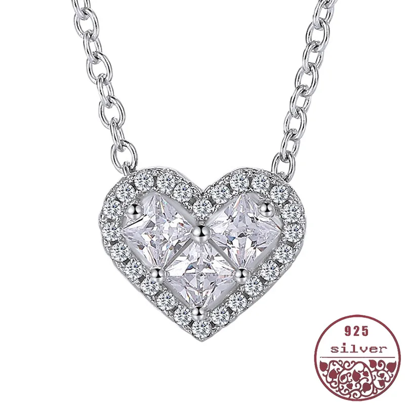 

2020 new s925 sterling silver network celebrity with the same creative wild cute princess style peach heart female pendant