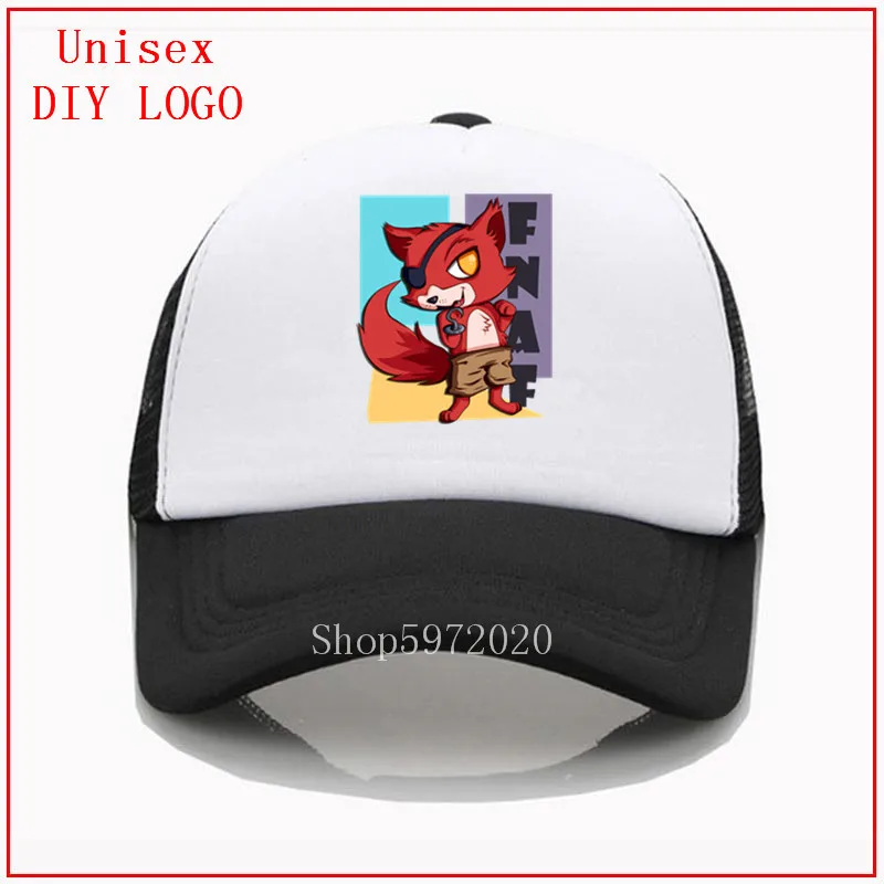 Мужская кепка с козырьком Foxy FNAF Freddy летняя для мужчин и женщин модная сетчатая