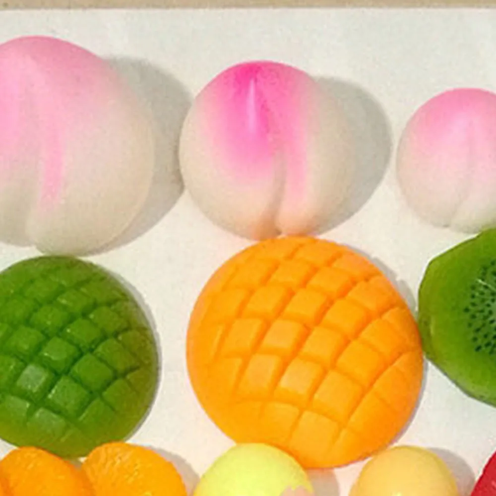 1 шт. моделирование фруктовый ломтик поддельный блок платтер Prop торт желтый