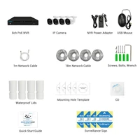 Brillcam H265 8CH 5MP POE IP Camera NVR Kit Security System Audio Record IP Camera Outdoor ONVIF Video Surveillance Set