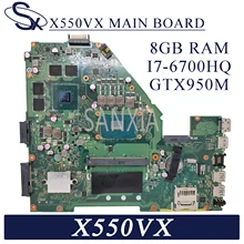 KEFU X550VX Laptop motherboard for ASUS X550VX X550V FH5900V original mainboard 8GB-RAM I7-6700HQ GTX950M