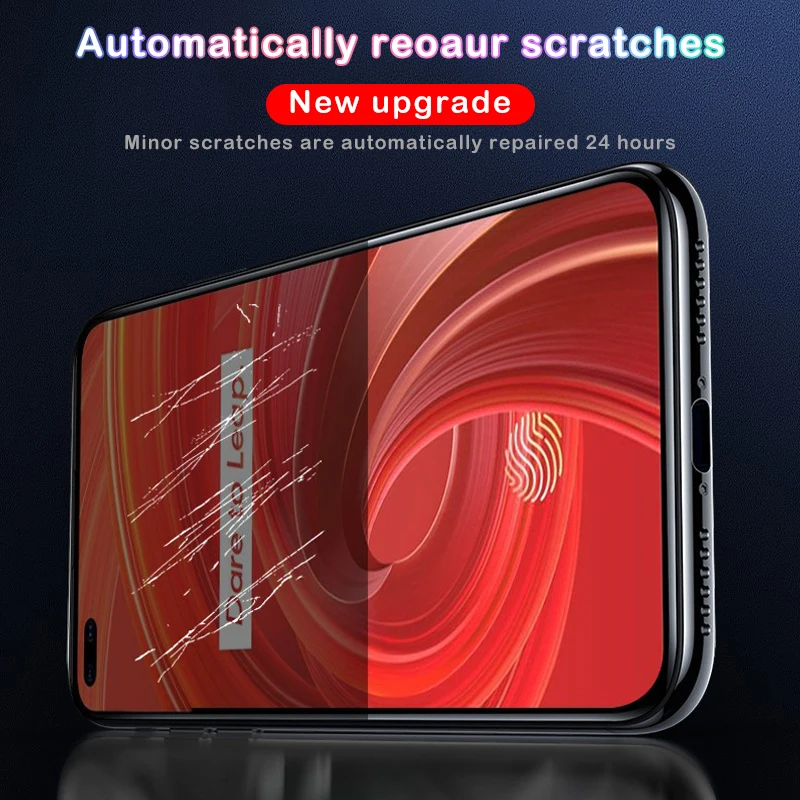 Гидрогелевая пленка с полным покрытием для OPPO Realme 7 Pro защита экрана 6 5 C3 X7 X50 XT X2 C11