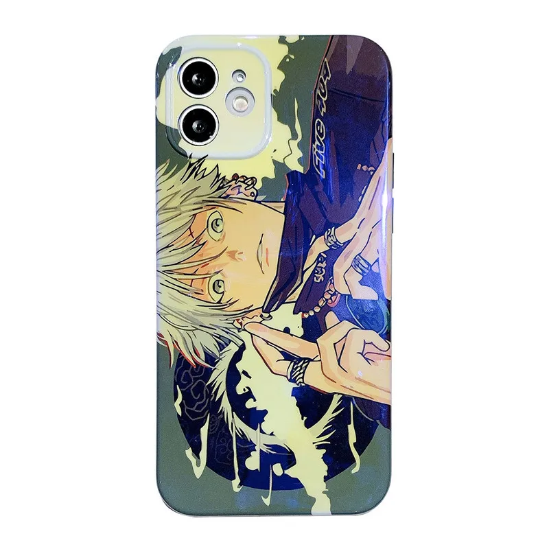 

Couple Smartphone Cover Jujutsu Kaisen Silicone Soft Phone Case for Iphone Xsmas 12 Pro Max Funda Gojo Satoru 11 Promax Coque