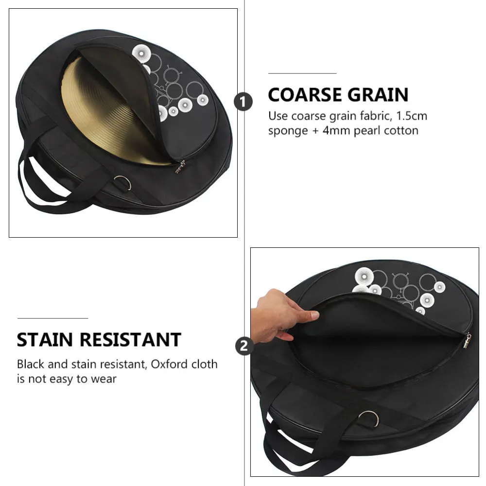 

1pc Creative 21-inch Cymbal Pack Detachable Inner Compartment Cymbal Pouch