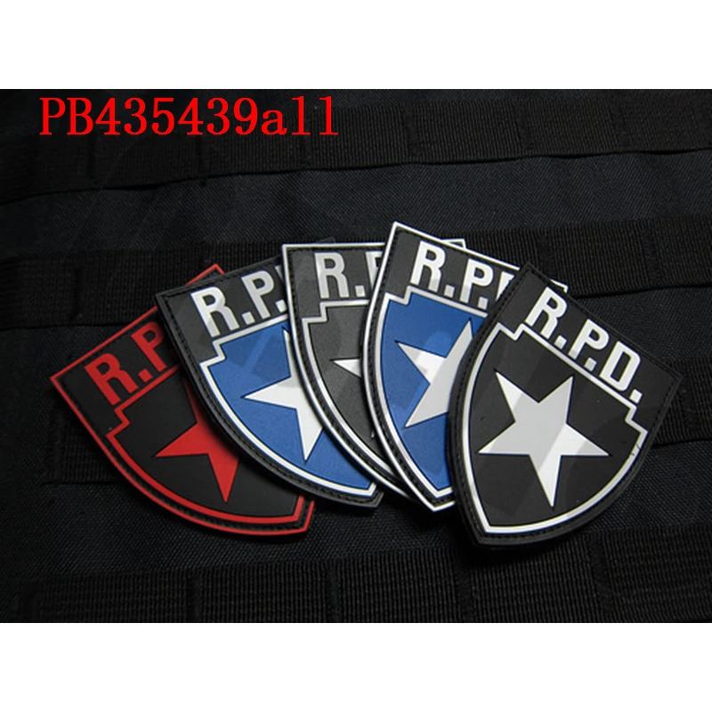 

3D PVC Patch RACCOON POLICE R.P.D. Rubber