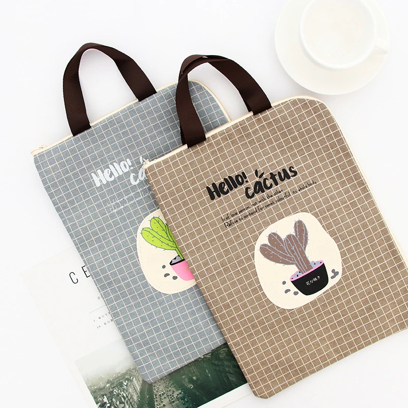 Сумка кактус водонепроницаемый файл сумка A4 студент тест данных мешок