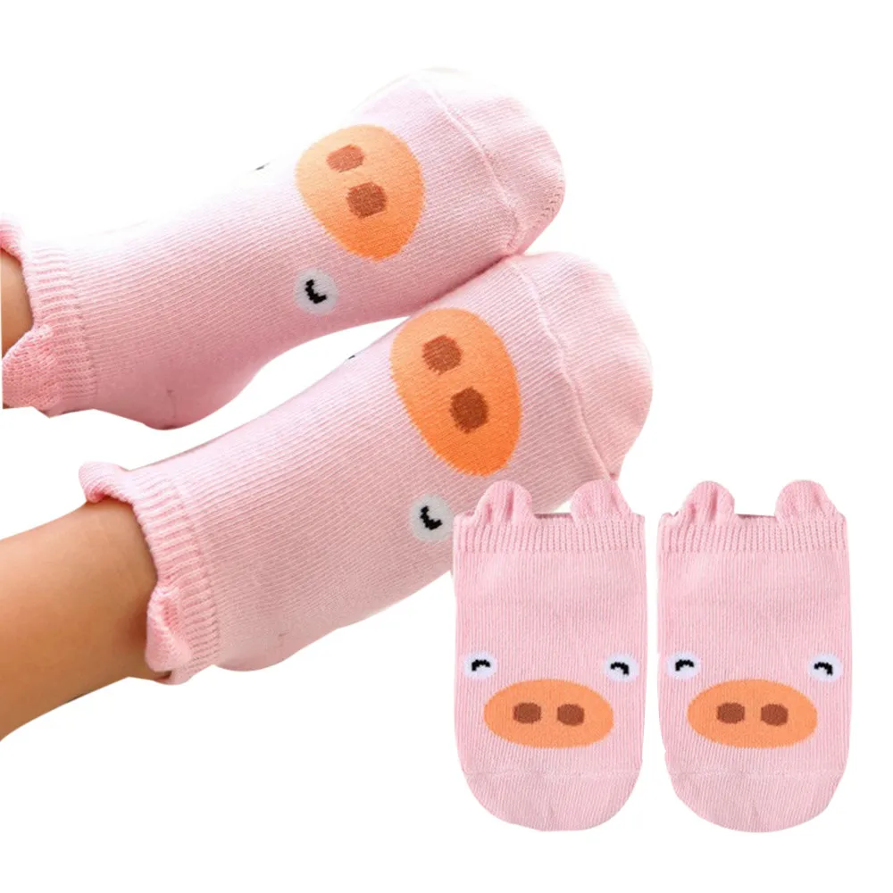 

Baby Infant Socks Newborn Cotton Boys Girls Cute Cartoon Printing Toddler Non Slip Socks Meia Infantil Calcetines Dibujos