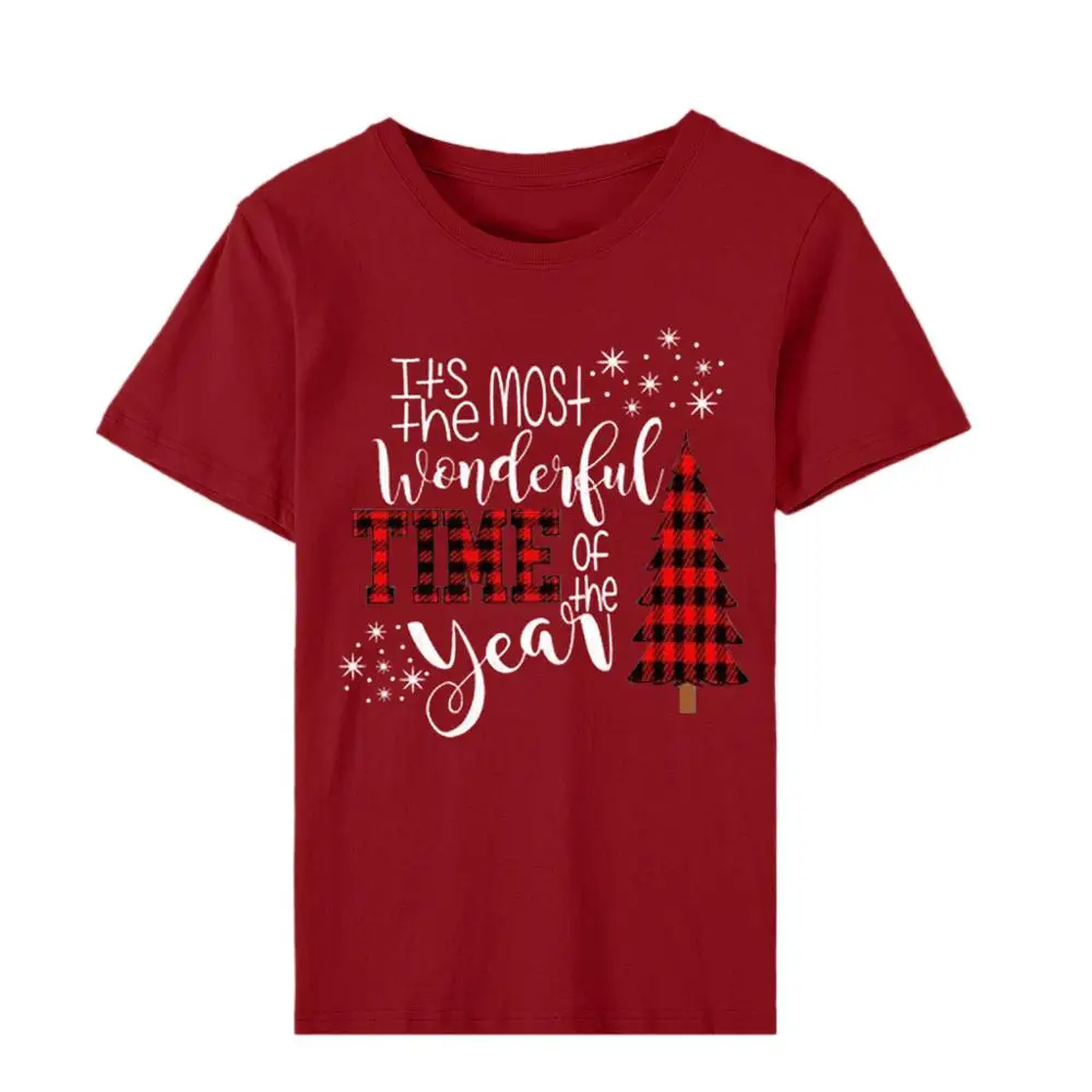 Новые женские рождественские Модные топы и блузки J26 |