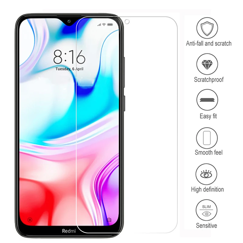 Закаленное стекло 2-в-1 для xiaomi redmi 8t защита объектива камеры закаленное xiomi note 8 pro 8a