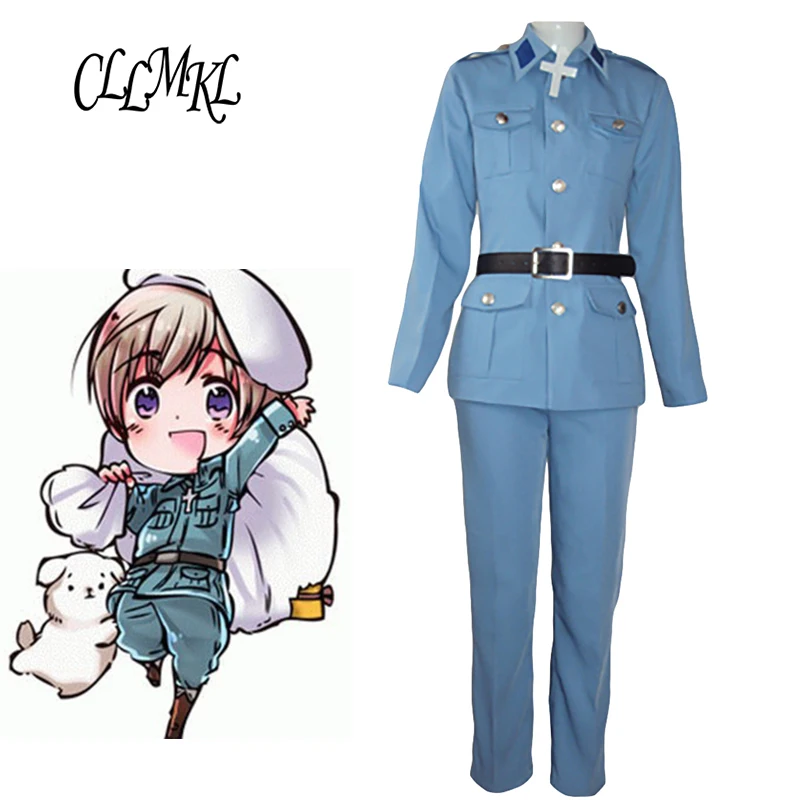 Костюм для косплея из аниме Axis Powers Hetalia APH Финляндия Тино ванинамин на заказ|cosplay