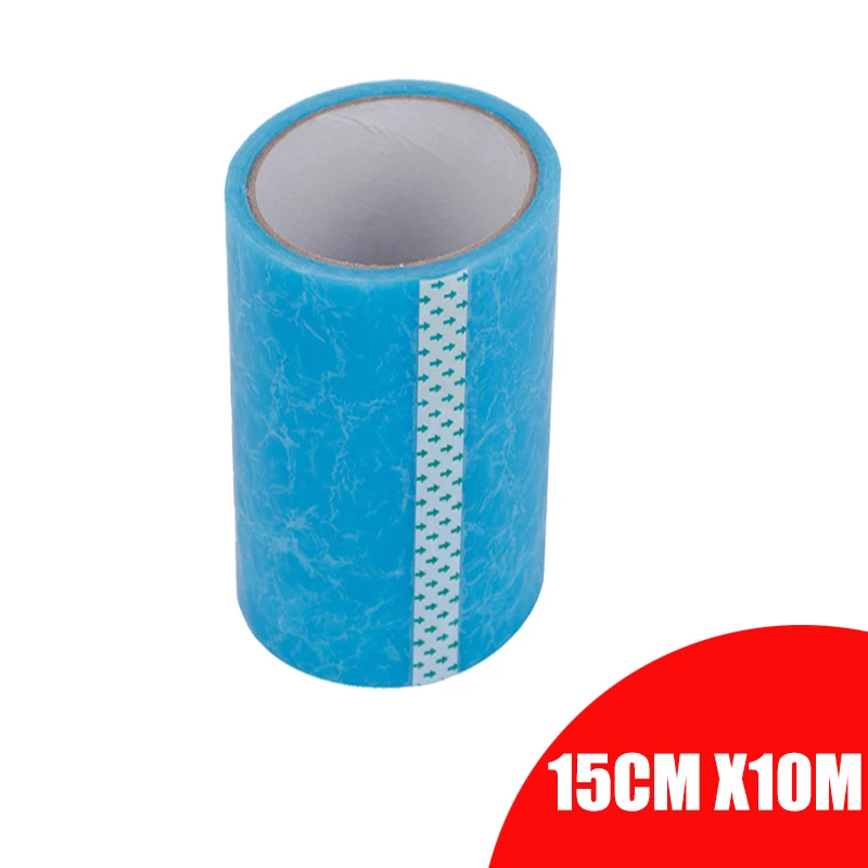 15cm x10m blue Tewango ремонтная лента для теплиц 10 см/20 см/30 см x 10 м Экстра сильный клейкий Майларовый рулон для ремонта УФ-пластырь прозрачный синий садовые инструменты - Цвет: 15cm x10m blue