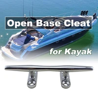 open base cleat 68 inches stainless steel base boat rope dock cleats marine hardware for kayak boat hardware accessories
