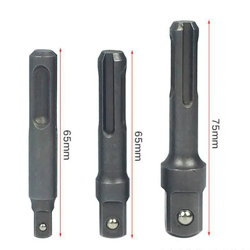 

3PC Socket Extension Bit Adaptor Set Hex Shank Wrench Drive Power Drill Socket Drill Adapter Screwdriver Tool Heads Adapter Tool