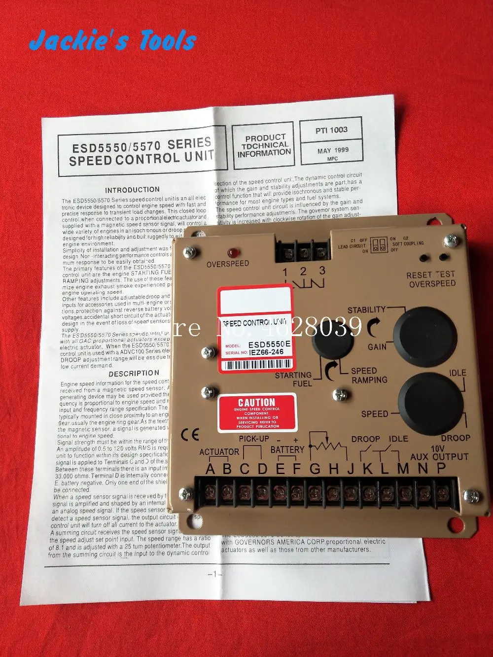 Регулятор скорости генератора ESD5550E регулятор двигателя GAC ESD5550E|Детали и