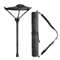 outdoor portable telescopic stool mini fishing single leg chair seat height adjustable seat for camping hiking travel accessory