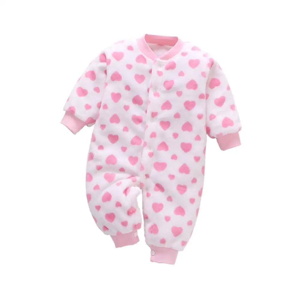 Unisex Baby winter clothes Flannel romper soft Newborn Clothing Roupas Infant jumpsuit rompers for baby boy |