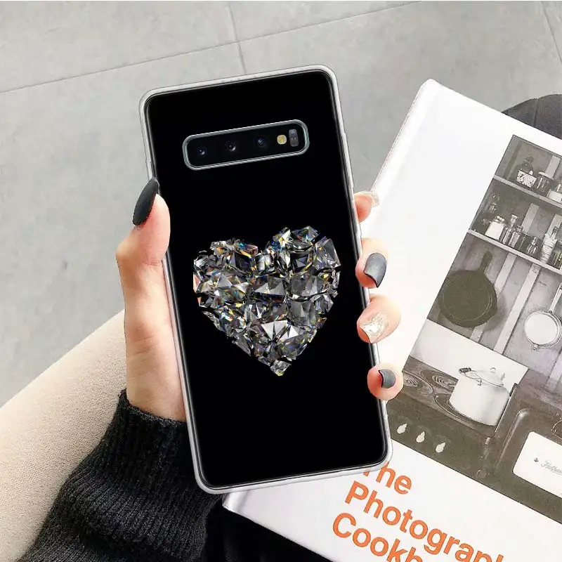 Кружевной чехол с сердечками для Samsung Galaxy S20 Ultra Note 10 9 8 S10E S9 S8 J4 J6 J8 Plus + Pro S7 S6 мягкий