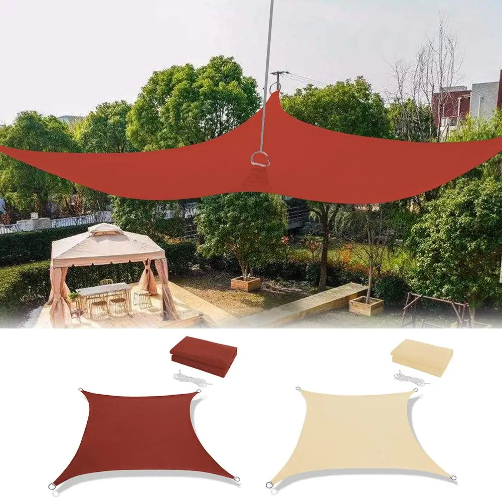 

Waterproof Sun Shelter Triangle Sunshade Protection Outdoor Canopy Garden Patio Pool Shade Sail Awning Camping Shade Cloth Large