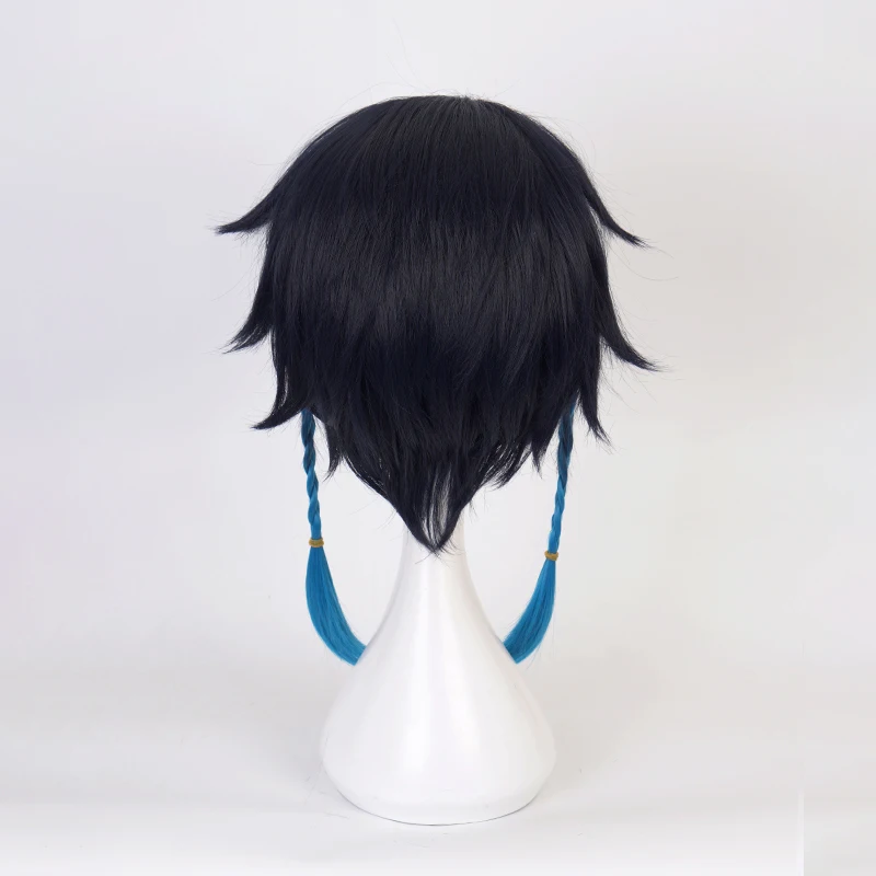 Парик для косплея унисекс Genshin Impact Venti термостойкие синтетические волосы из аниме
